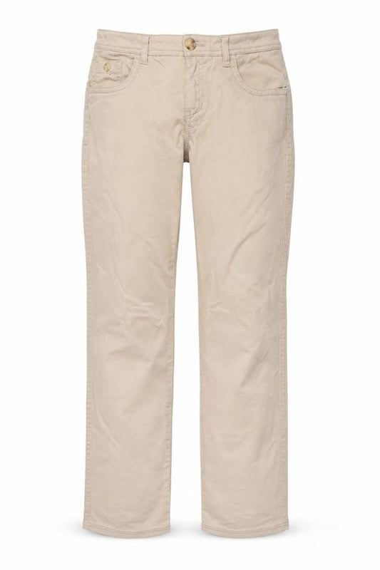 Front view of Justice Jeans Beige Straight Leg Juniors 16 Regular Teen girls’ cotton blend