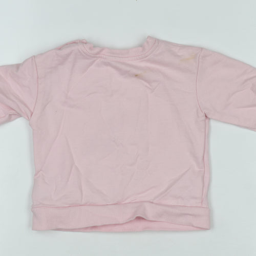 Dunnes Stores Pink Disney Bambi Pullover Jumper 6-9 Months Baby