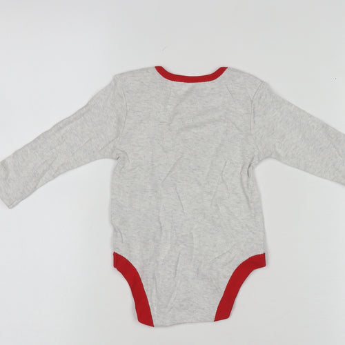 Disney Primark Grey Christmas Mickey & Minnie Baby Babygrow 6-9 Months