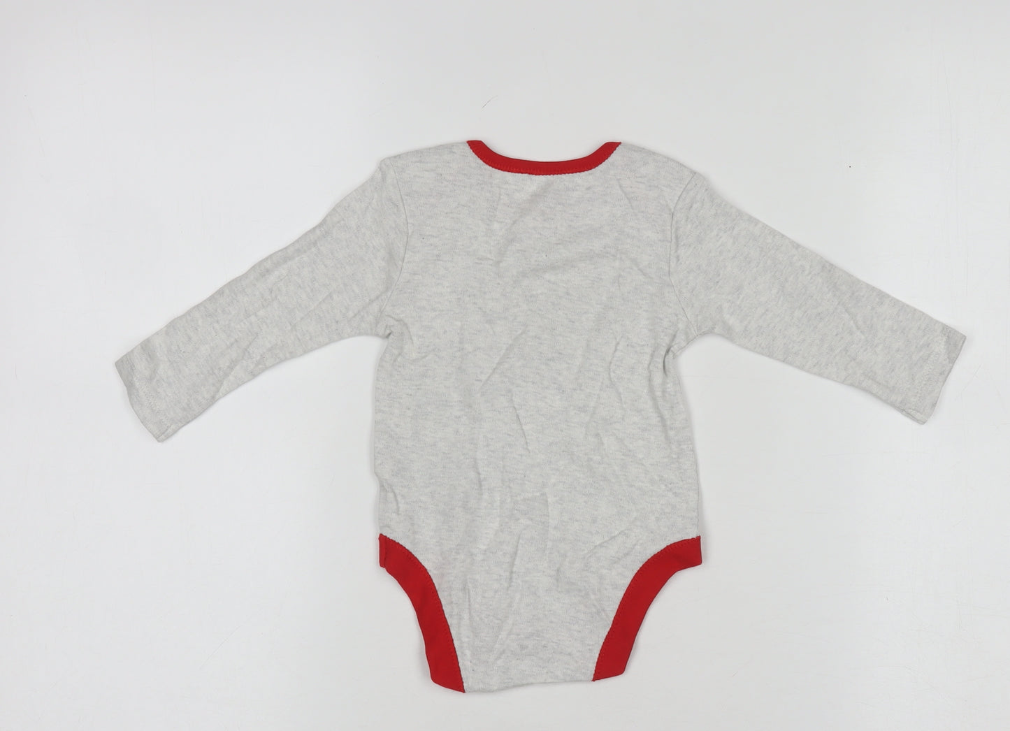 Disney Primark Grey Christmas Mickey & Minnie Baby Babygrow 6-9 Months