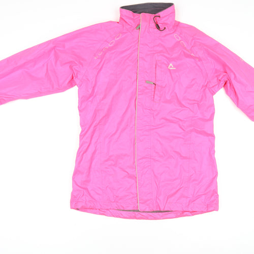 Dare 2B Women's Pink Windbreaker Jacket Size 8 Lightweight Hooded Activewear