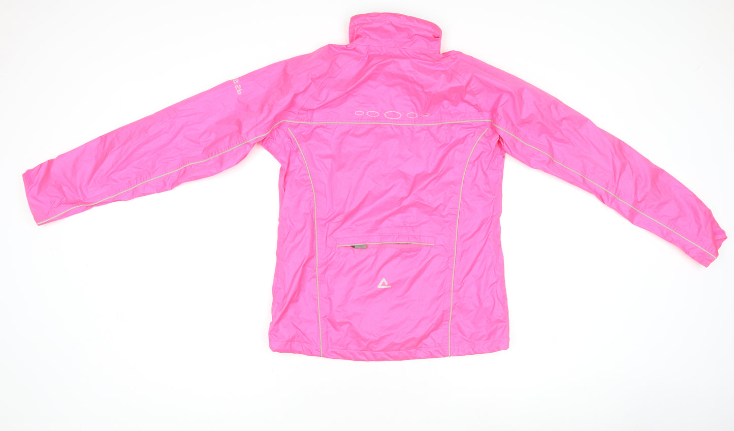 Dare 2B Women's Pink Windbreaker Jacket Size 8 Lightweight Hooded Activewear