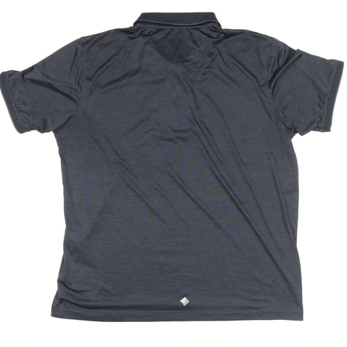 Regatta Great Outdoors Men's Blue XL Polo Shirt Quick Dry Activewear