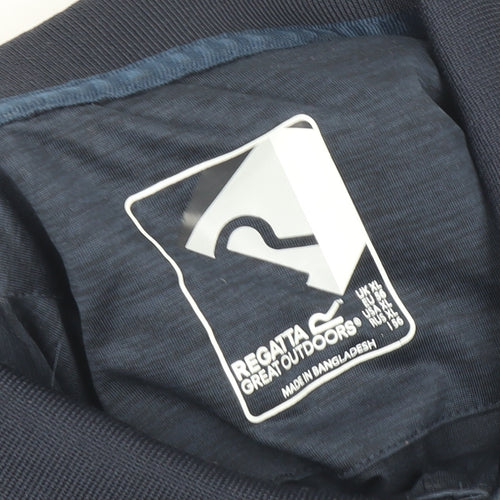 Regatta Great Outdoors Men's Blue XL Polo Shirt Quick Dry Activewear