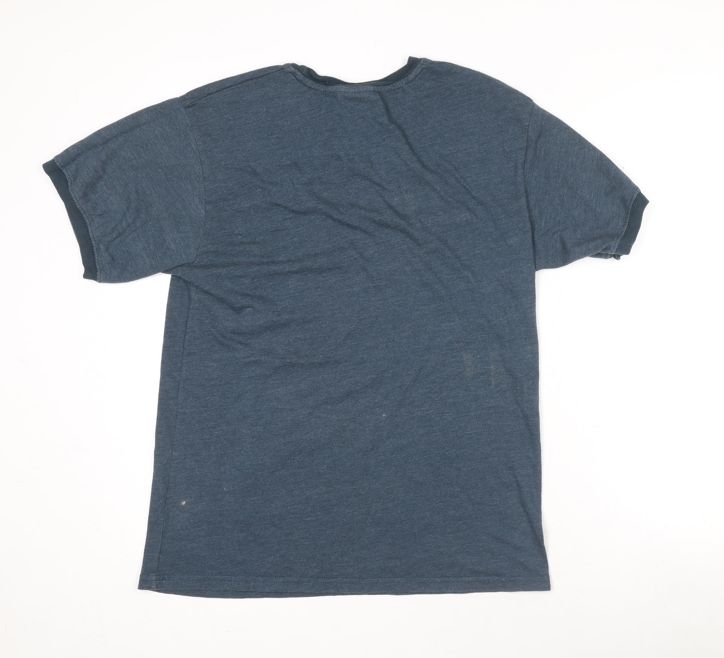 Maui and Sons Men's Blue Bud Light Beer Graphic T-Shirt Medium
