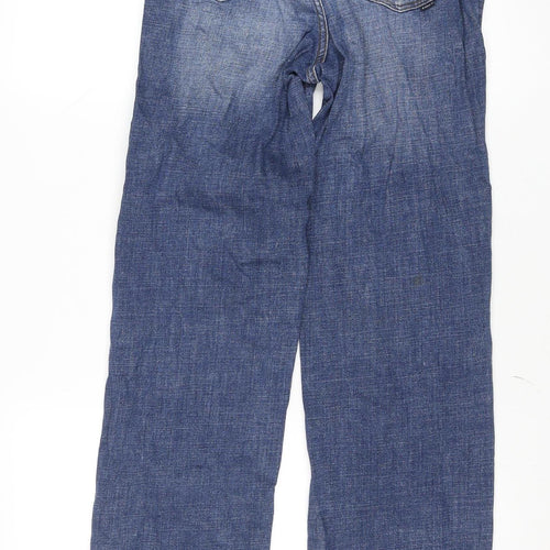 Name It Girls Blue Denim Straight Jeans Adjustable Waist Size 16 Years