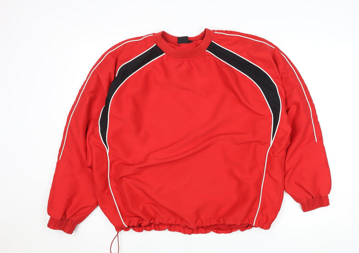 Finden Hales Women’s Red Crew Neck Sports Pullover Jumper Size S