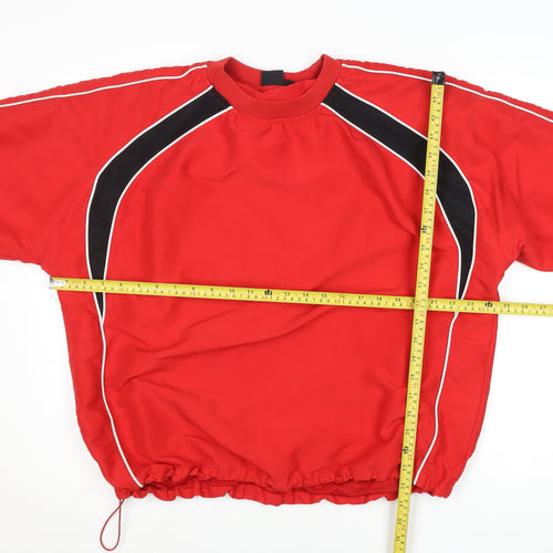 Finden Hales Women’s Red Crew Neck Sports Pullover Jumper Size S