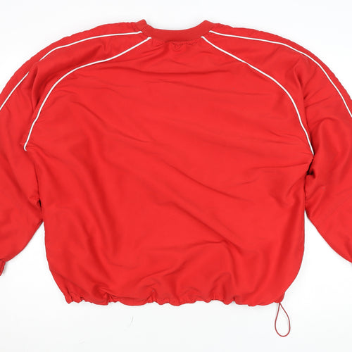 Finden Hales Women’s Red Crew Neck Sports Pullover Jumper Size S