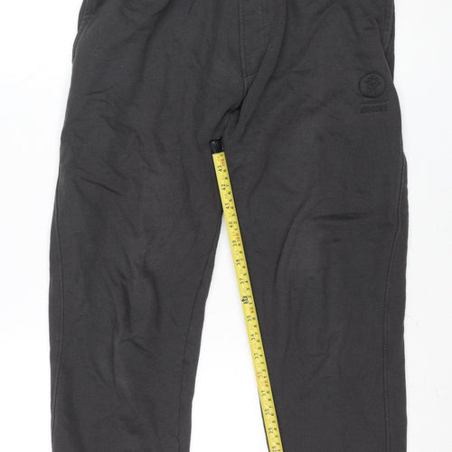 SikSilk Womens Black Regular Fit Fleece Sweatpants M
