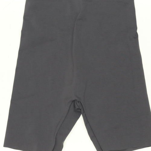 ATIR Womens Black Biker Activewear Shorts Size S Stretch Slim Fit