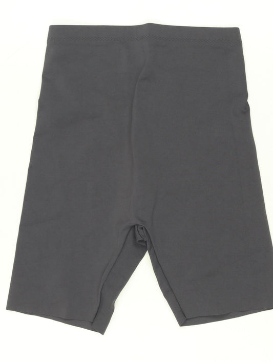 ATIR Womens Black Biker Activewear Shorts Size S Stretch Slim Fit