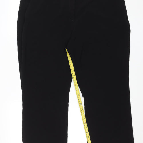 Principles Petite Women's Black Size 20 Straight Leg Dress Trousers