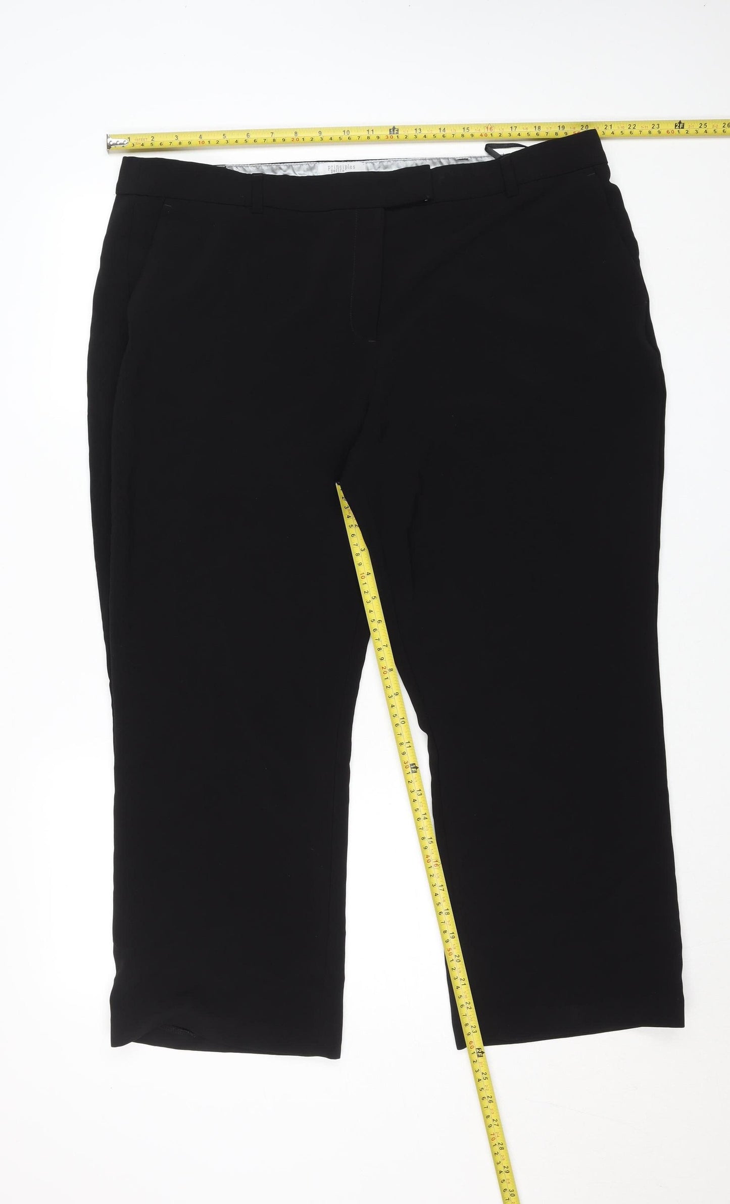 Principles Petite Women's Black Size 20 Straight Leg Dress Trousers