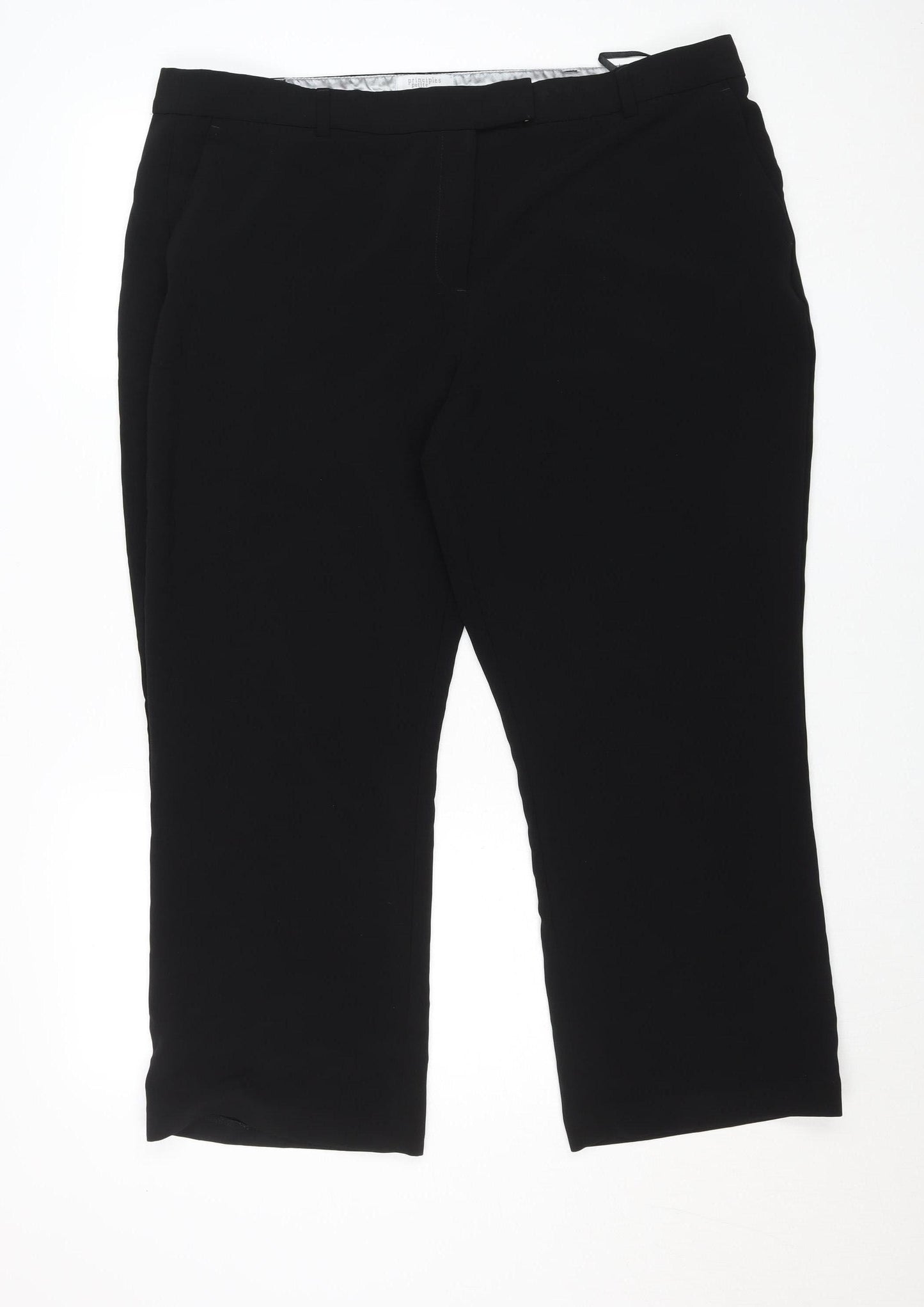 Principles Petite Women's Black Size 20 Straight Leg Dress Trousers