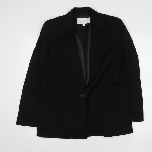 Exclusive by George Women's Black Blazer Jacket Size 12 Regular Fit