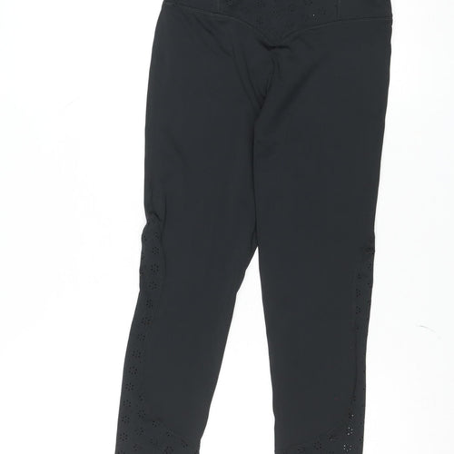 Dunnes Stores Women's Black Capri Leggings Small Performance Sport