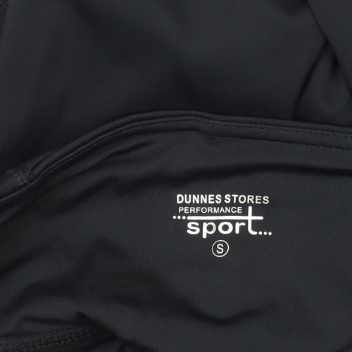 Dunnes Stores Women's Black Capri Leggings Small Performance Sport