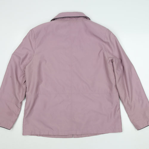 First Avenue Womens Pink Polyester Zip Jacket UK 16
