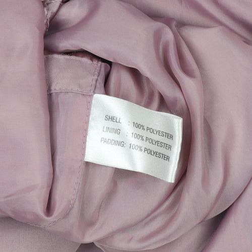 First Avenue Womens Pink Polyester Zip Jacket UK 16