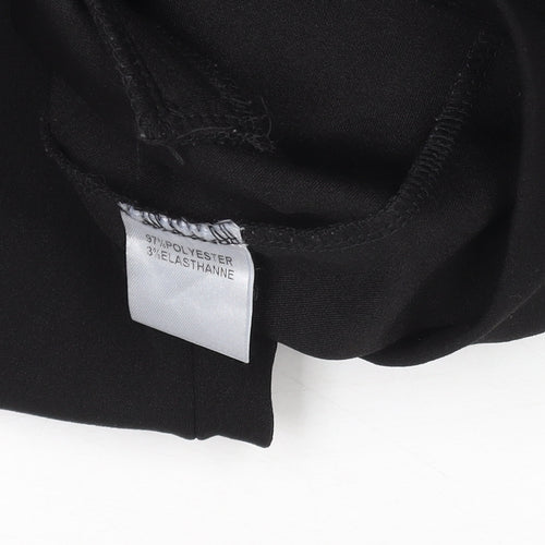IVYI Womens Black Straight Leg Dress Pants Size S