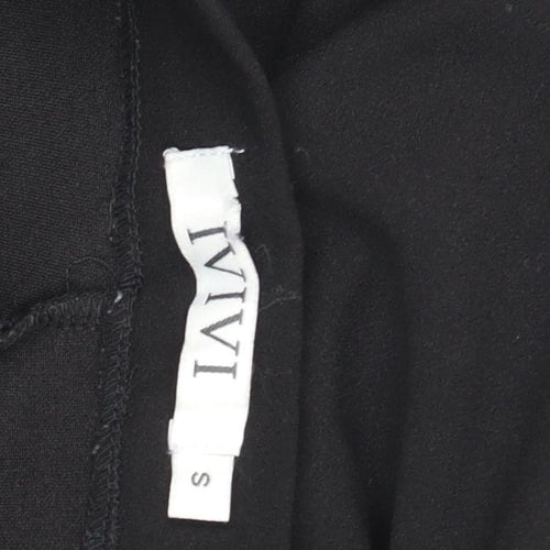 IVYI Womens Black Straight Leg Dress Pants Size S