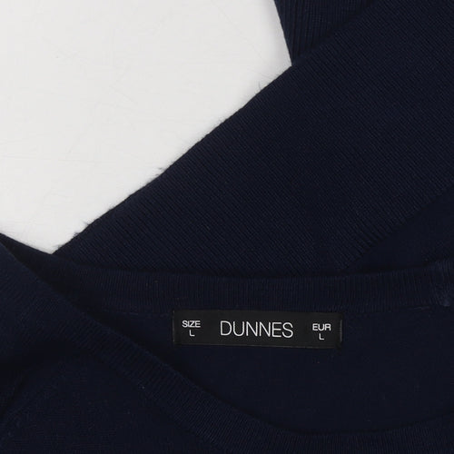 Dunnes Stores Men’s Navy Blue Large Pullover Jumper Crew Neck Knitwear