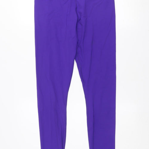 Dunnes Stores Women Purple Stretch Leggings Size 16 Activewear