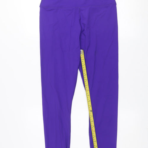 Dunnes Stores Women Purple Stretch Leggings Size 16 Activewear