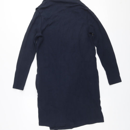 COS Women’s Blue Long Sleeve Shift Dress Size S Viscose Blend