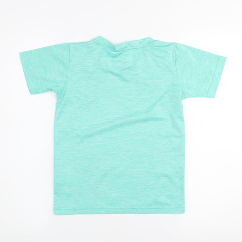 Portugal Sport Boys Green XS Short Sleeve Football T-Shirt