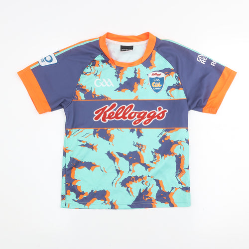 Masita Boys Multicoloured Camouflage GAA Kellogg's Short Sleeve Sports T-Shirt 2 Years
