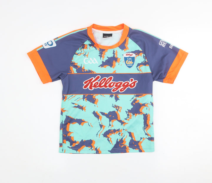 Masita Boys Multicoloured Camouflage GAA Kellogg's Short Sleeve Sports T-Shirt 2 Years
