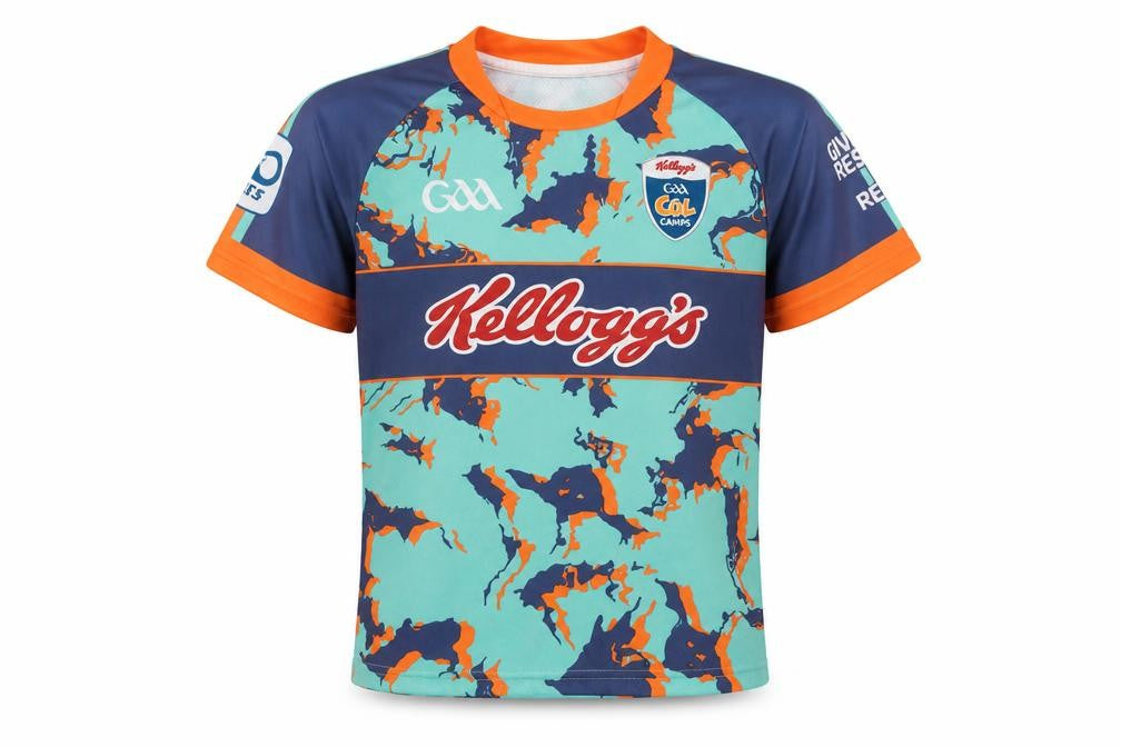 Masita Boys Multicoloured Camouflage GAA Kellogg's Short Sleeve Sports T-Shirt 2 Years