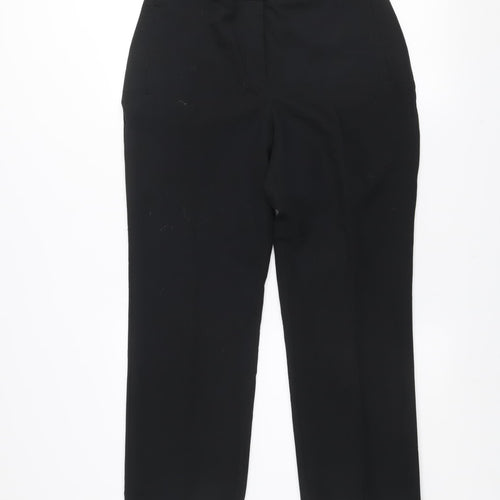 Dunnes Women’s Black Stretch Straight Leg Trousers Size 12