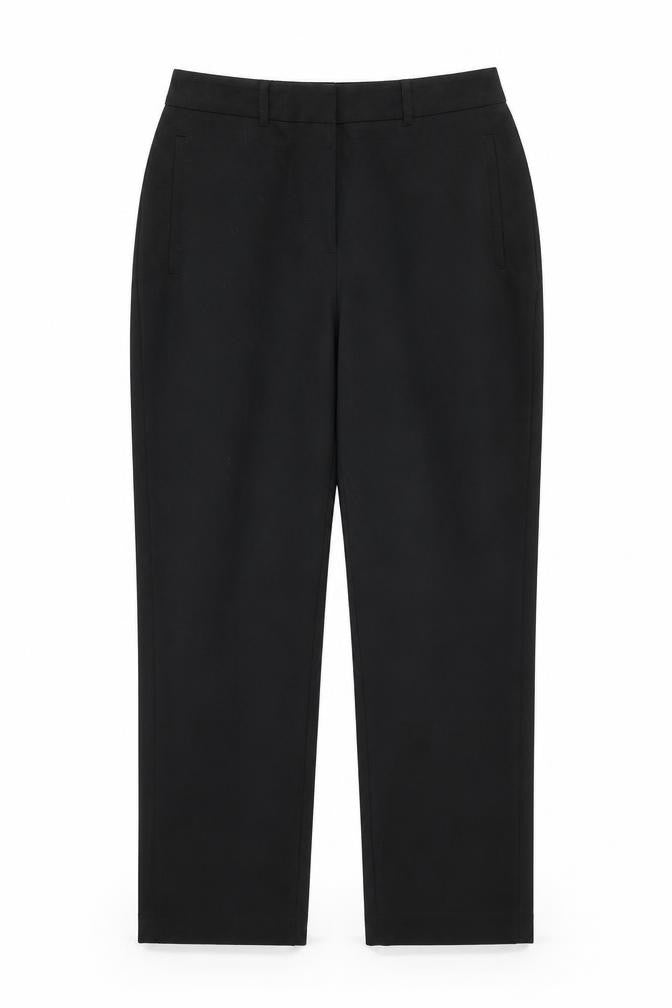 Dunnes Women’s Black Stretch Straight Leg Trousers Size 12