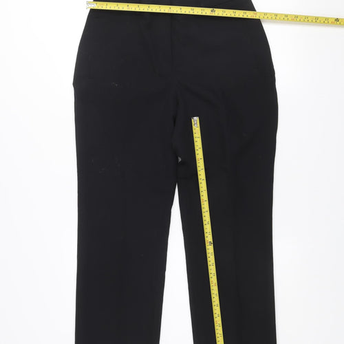 Dunnes Women’s Black Stretch Straight Leg Trousers Size 12