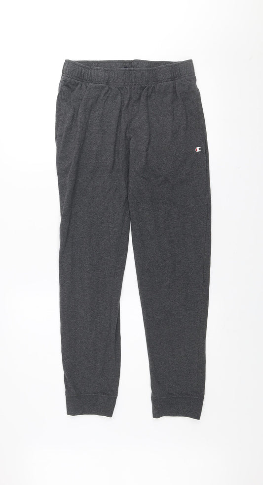 Champion Men's Grey Regular Fit Jogger Sweatpants Medium