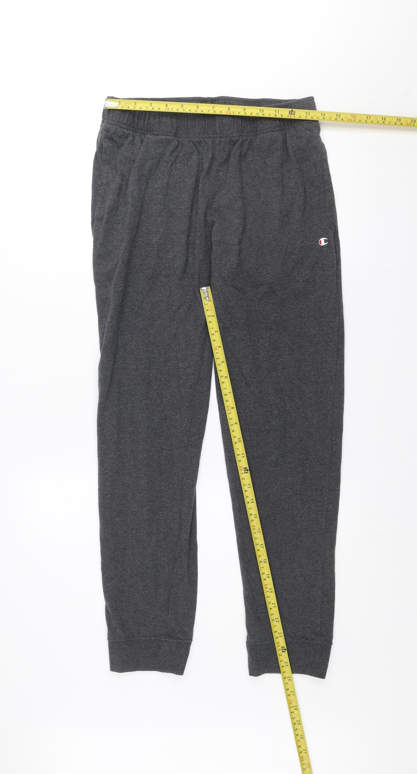 Champion Men's Grey Regular Fit Jogger Sweatpants Medium