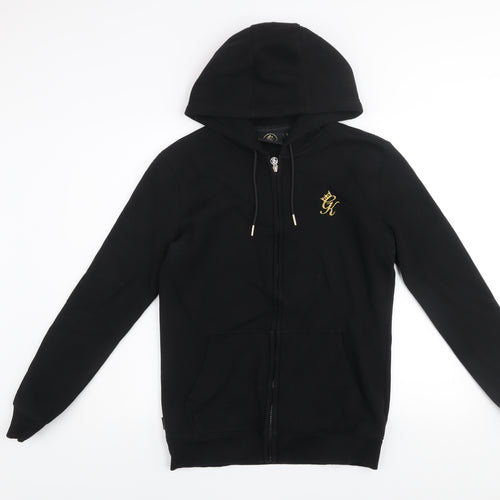 Gym King Men's Black Small Full Zip Hooded Activewear Jacket