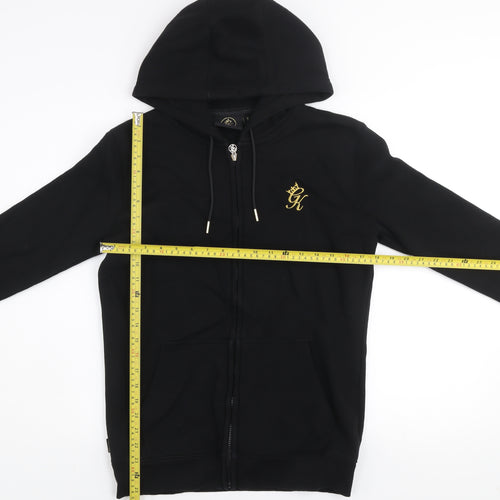 Gym King Men's Black Small Full Zip Hooded Activewear Jacket