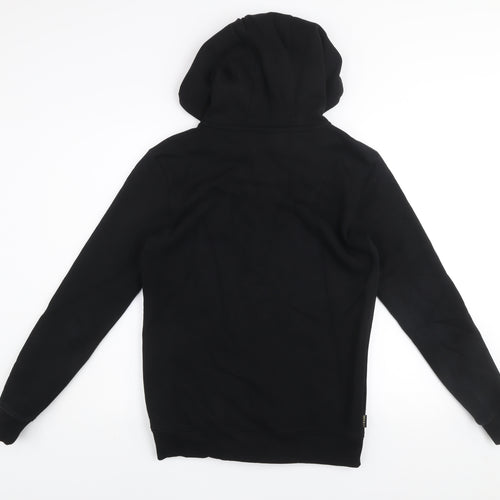 Gym King Men's Black Small Full Zip Hooded Activewear Jacket