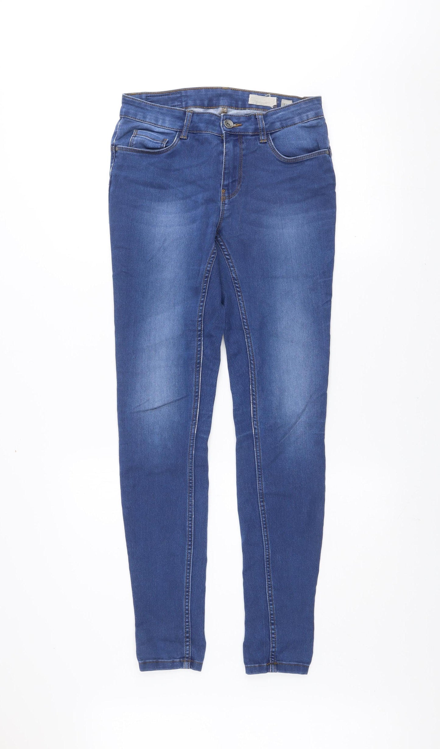 Vero Moda Unisex Blue Skinny Denim Jeans S/32 Slim Fit Stretch