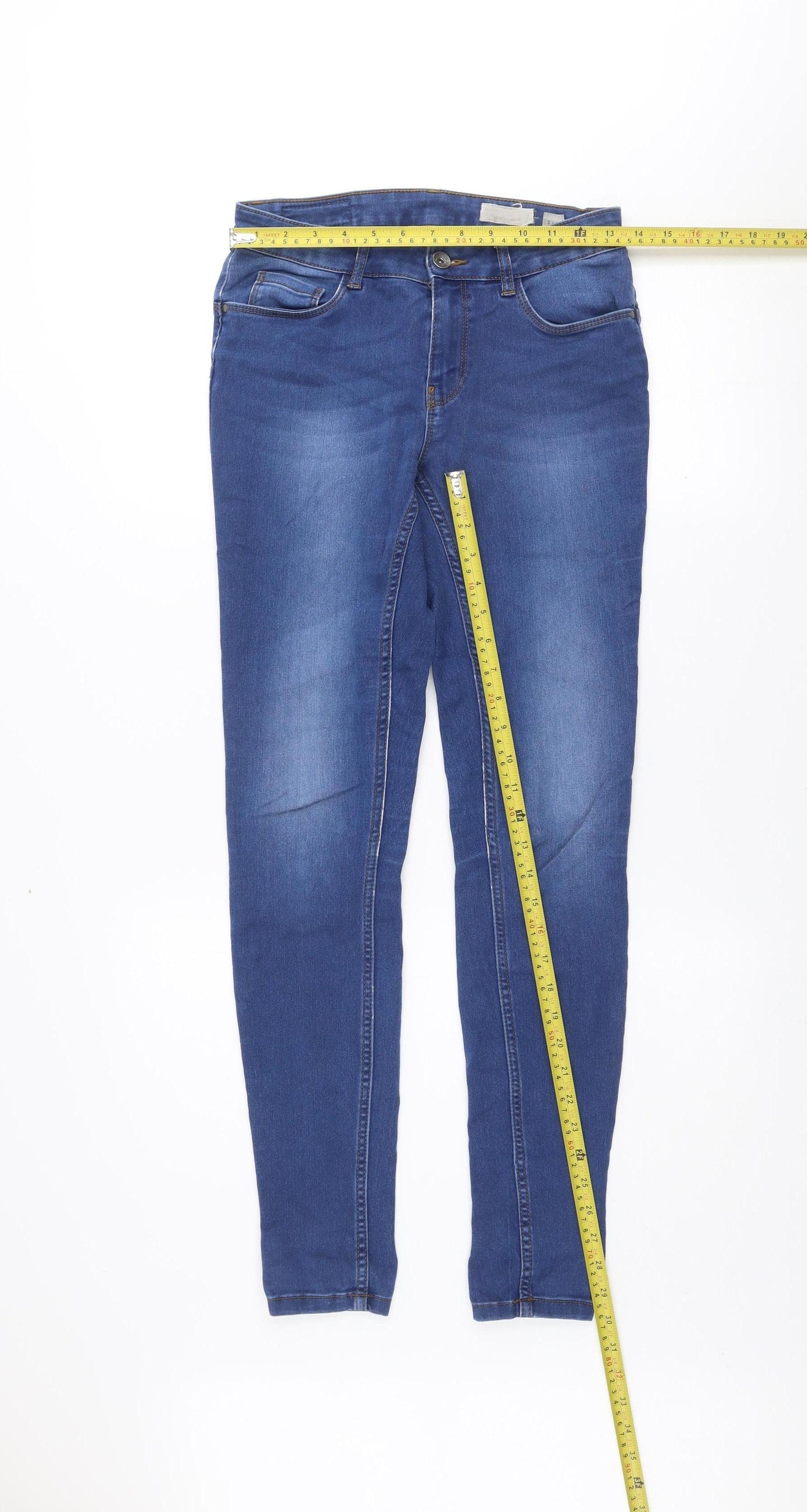 Vero Moda Unisex Blue Skinny Denim Jeans S/32 Slim Fit Stretch