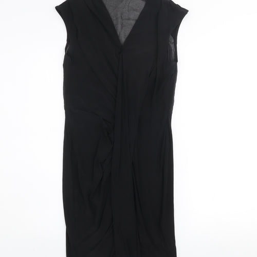 River Island Women’s Black Size 8 Sleeveless Bodycon Dress