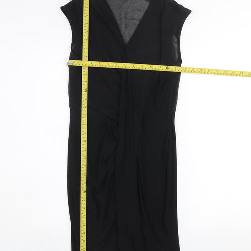 River Island Women’s Black Size 8 Sleeveless Bodycon Dress