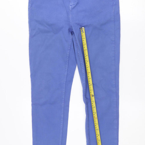 Gallery Womens Blue Skinny Jeans UK 12 Cotton Blend