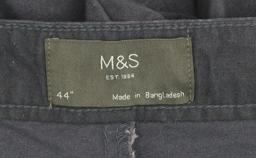 Marks and Spencer Men’s Blue Chino Shorts Size 44 Regular Fit