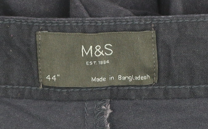 Marks and Spencer Men’s Blue Chino Shorts Size 44 Regular Fit