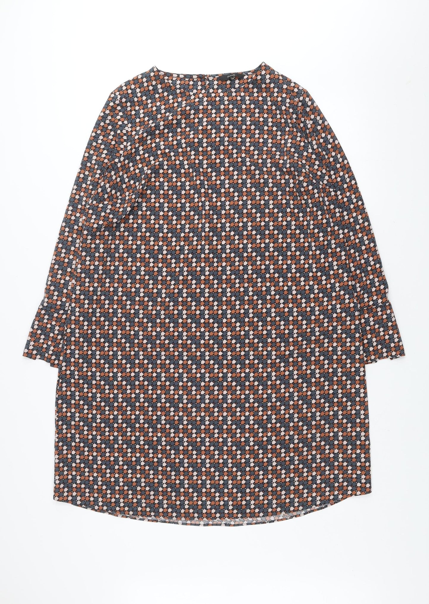 Next Women’s Multicoloured Geometric Shift Dress Size 18